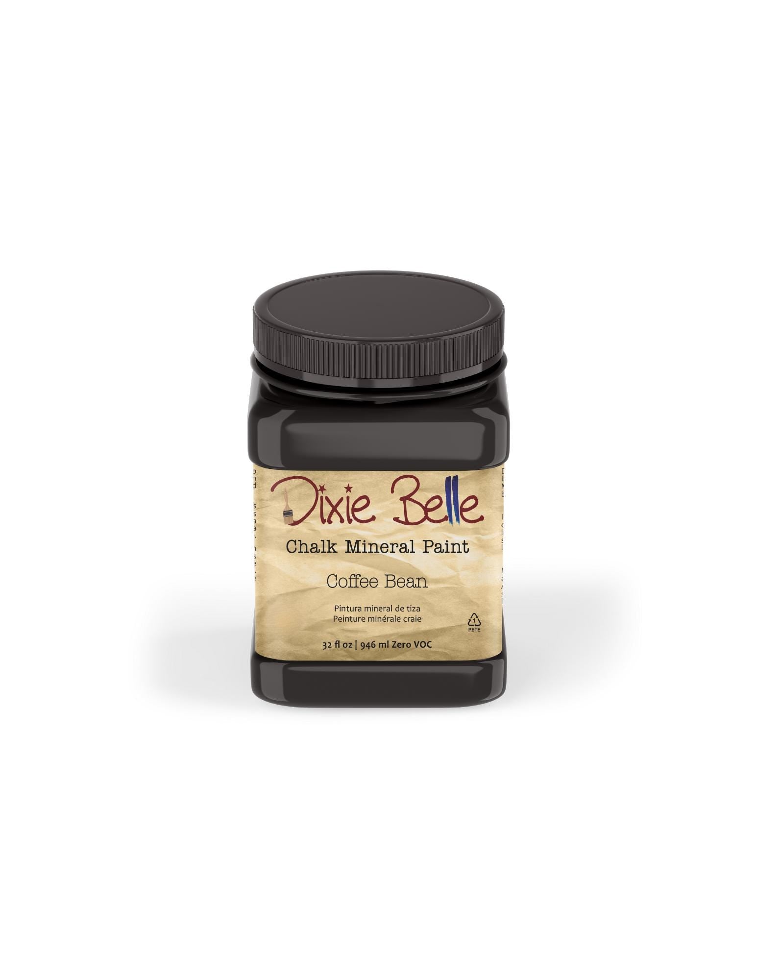 COFFEE BEAN | Dixie Belle Chalk Mineral Paint | dark brown | Furniture Paint | Ships Same Day | Eligible for Free Shipping