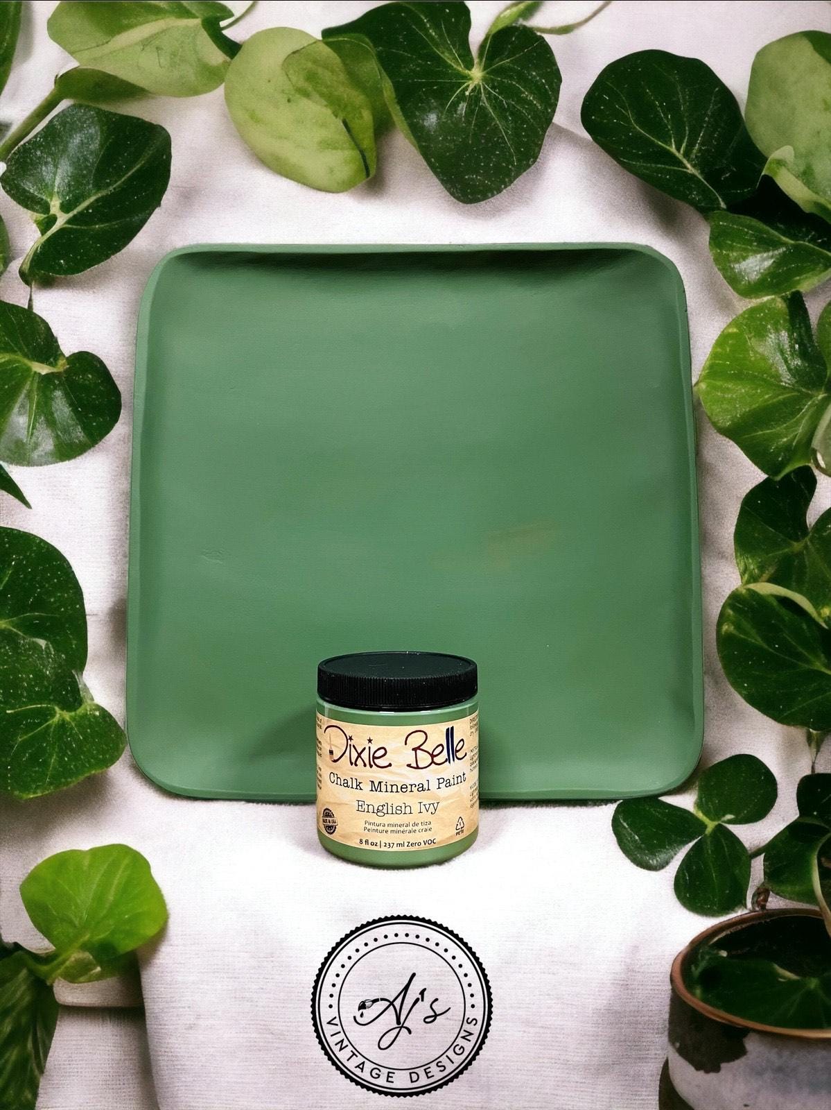 ENGLISH IVY | Dixie Belle Chalk Mineral Paint | muted green | Furniture Paint | Ships Same Day | Eligible for Free Shipping
