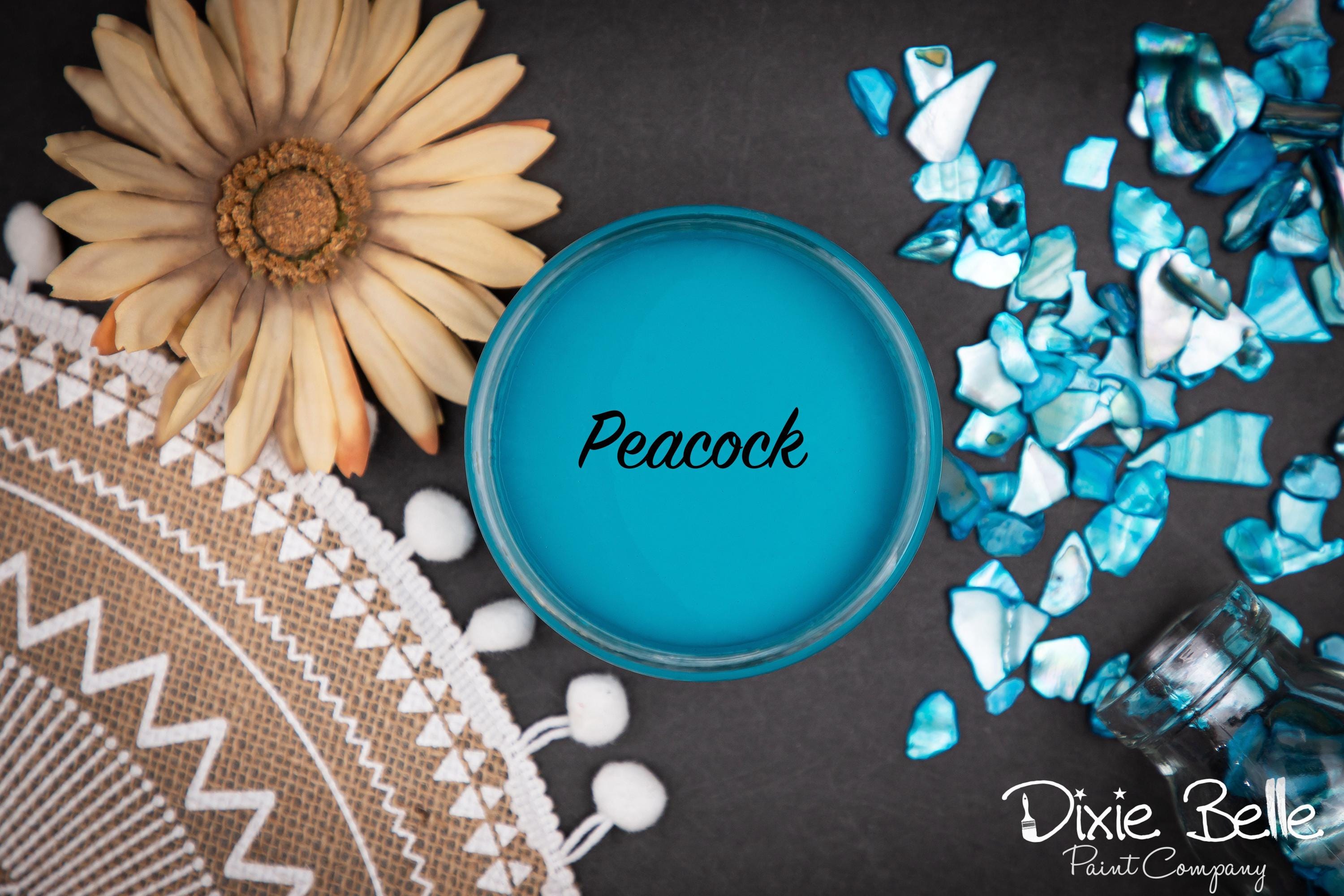 PEACOCK | Dixie Belle Chalk Mineral Paint | teal | Furniture Paint | Ships Same Day | Eligible for Free Shipping