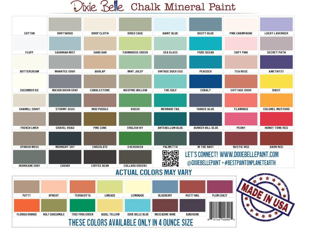 Apricot (pale orange) - Chalk Paint - Dixie Belle Paint (4 sizes) Dixie Belle Paint