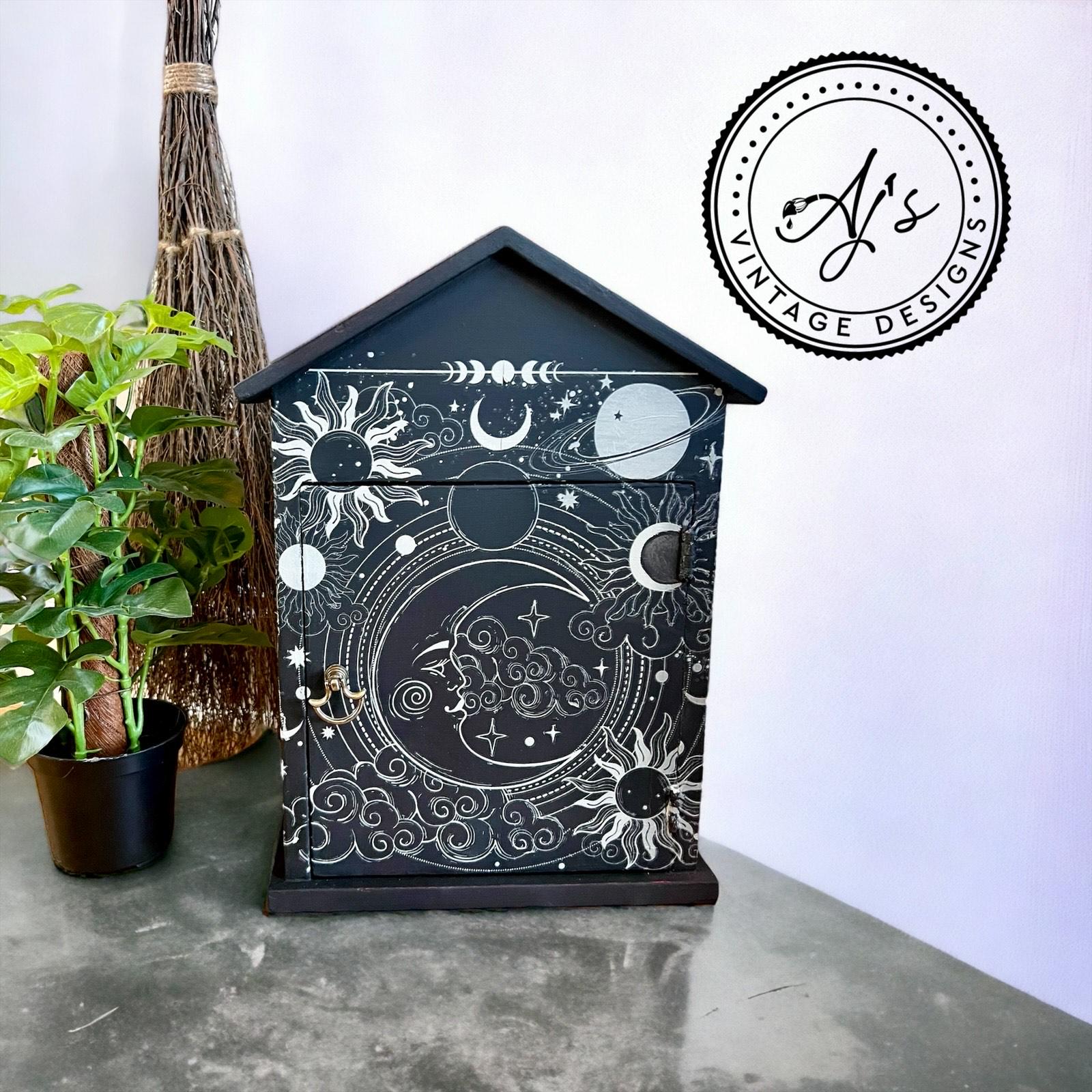 LUNAR SOLSTICE | Transfer | Retired | Crafts | Art | Dixie Belle Paint | Belles & Whistles | suns, moons, clouds, stars