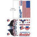 AMERICA THE BEAUTIFUL - Small Transfer | Furniture | Crafts | Art | Dixie Belle Paint|Belles & Whistles| veterans, usa, Statue of Liberty