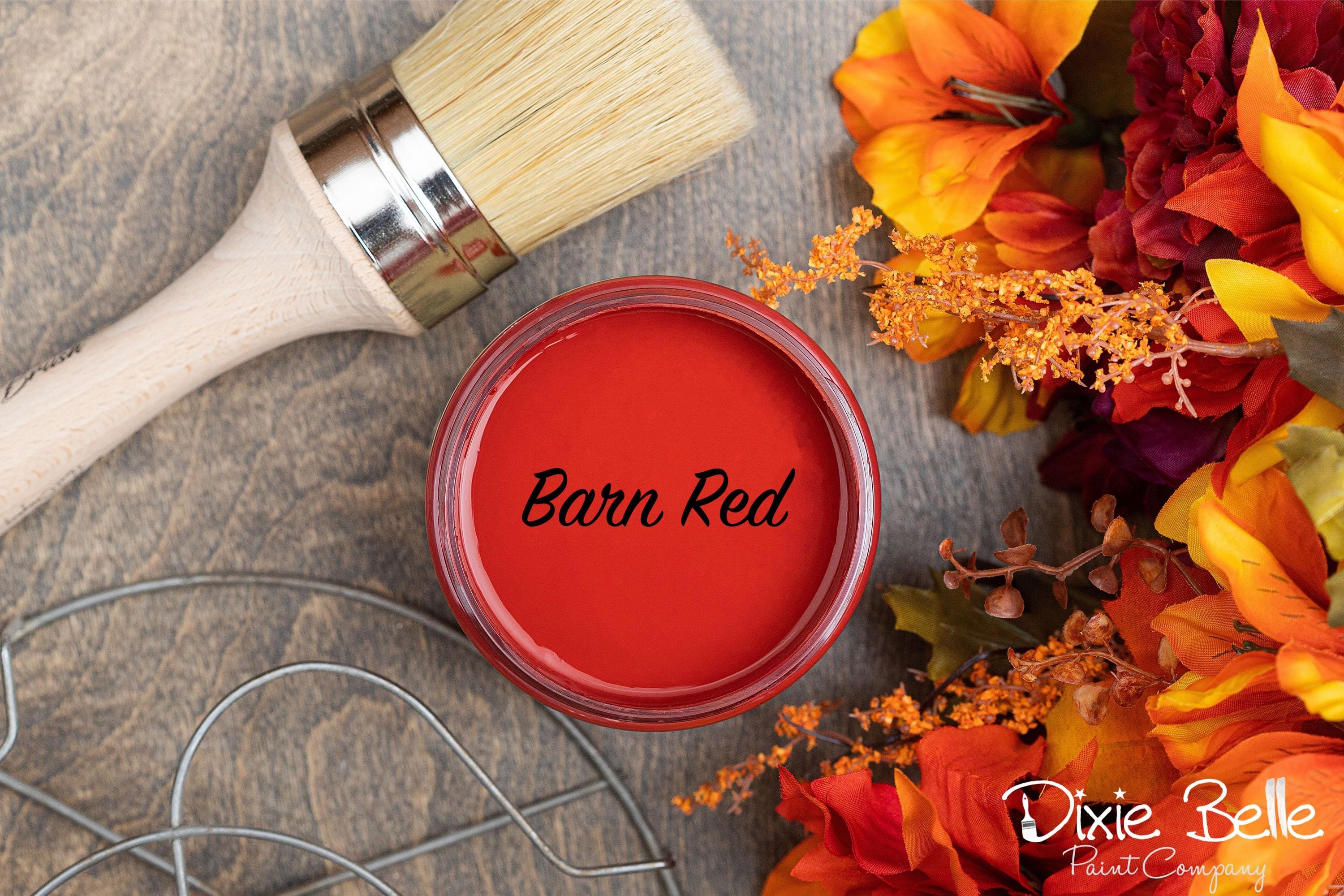 BARN RED | Dixie Belle Chalk Mineral Paint | deep red | Furniture Paint | Ships Same Day | Eligible for Free Shipping