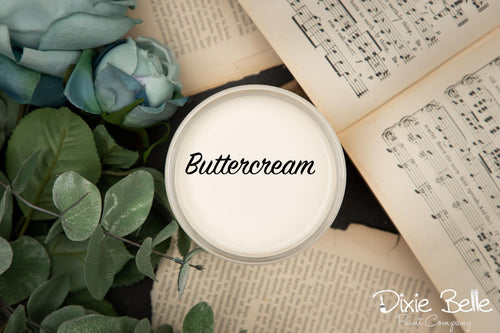 Buttercream (warm white) - Chalk Paint - Dixie Belle Paint (4 sizes) Dixie Belle Paint