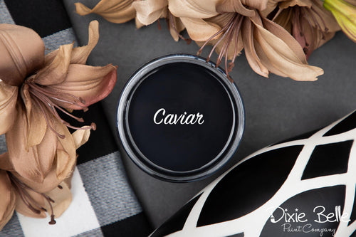 Caviar (true black) - Chalk Paint - Dixie Belle Paint (4 sizes) Dixie Belle Paint