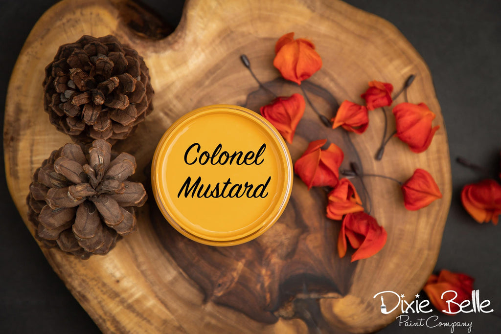 COLONEL MUSTARD | Dixie Belle Chalk Mineral Paint | goldenrod yellow | Furniture Paint | Ships Same Day | Eligible for Free Shipping