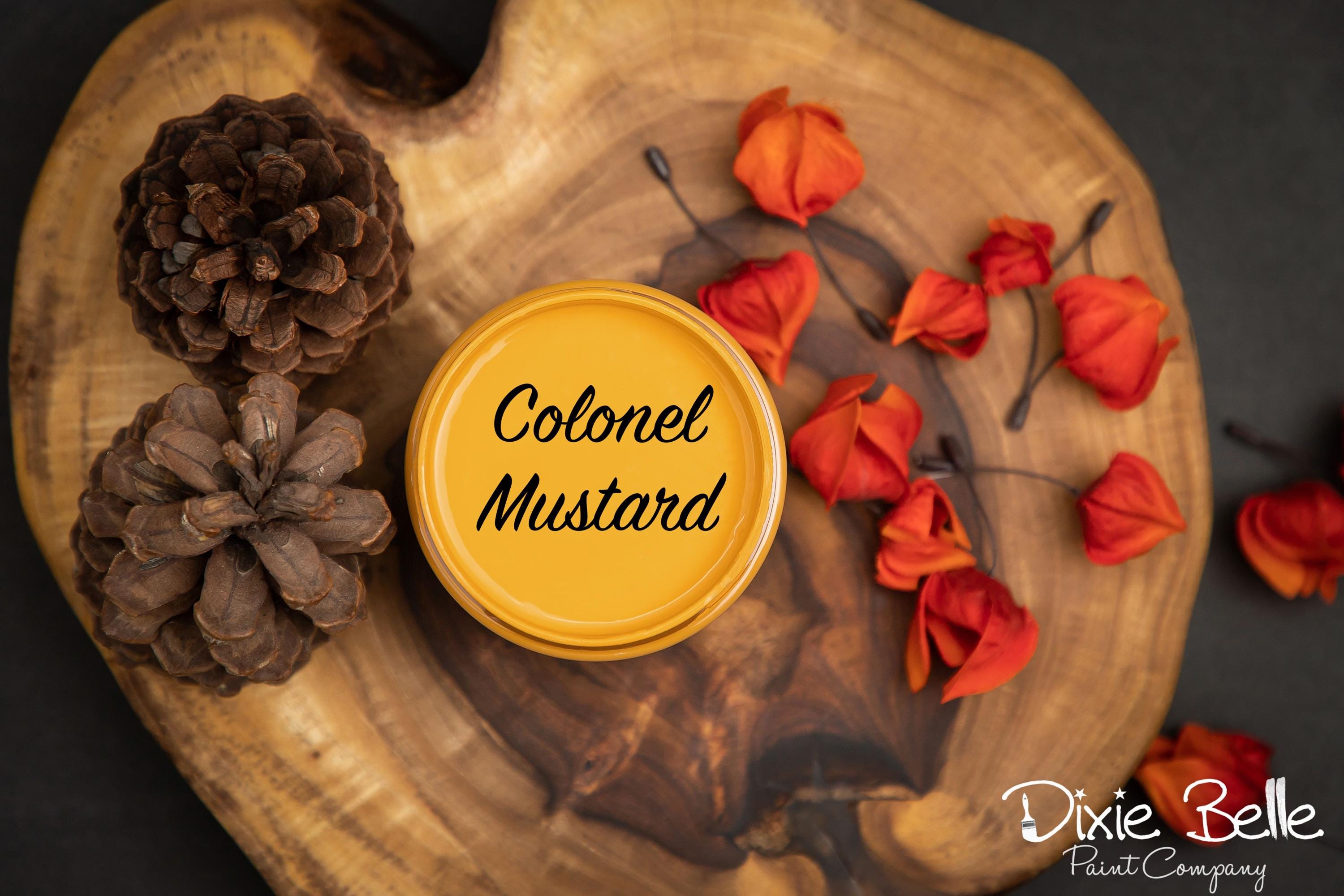 COLONEL MUSTARD | Dixie Belle Chalk Mineral Paint | goldenrod yellow | Furniture Paint | Ships Same Day | Eligible for Free Shipping