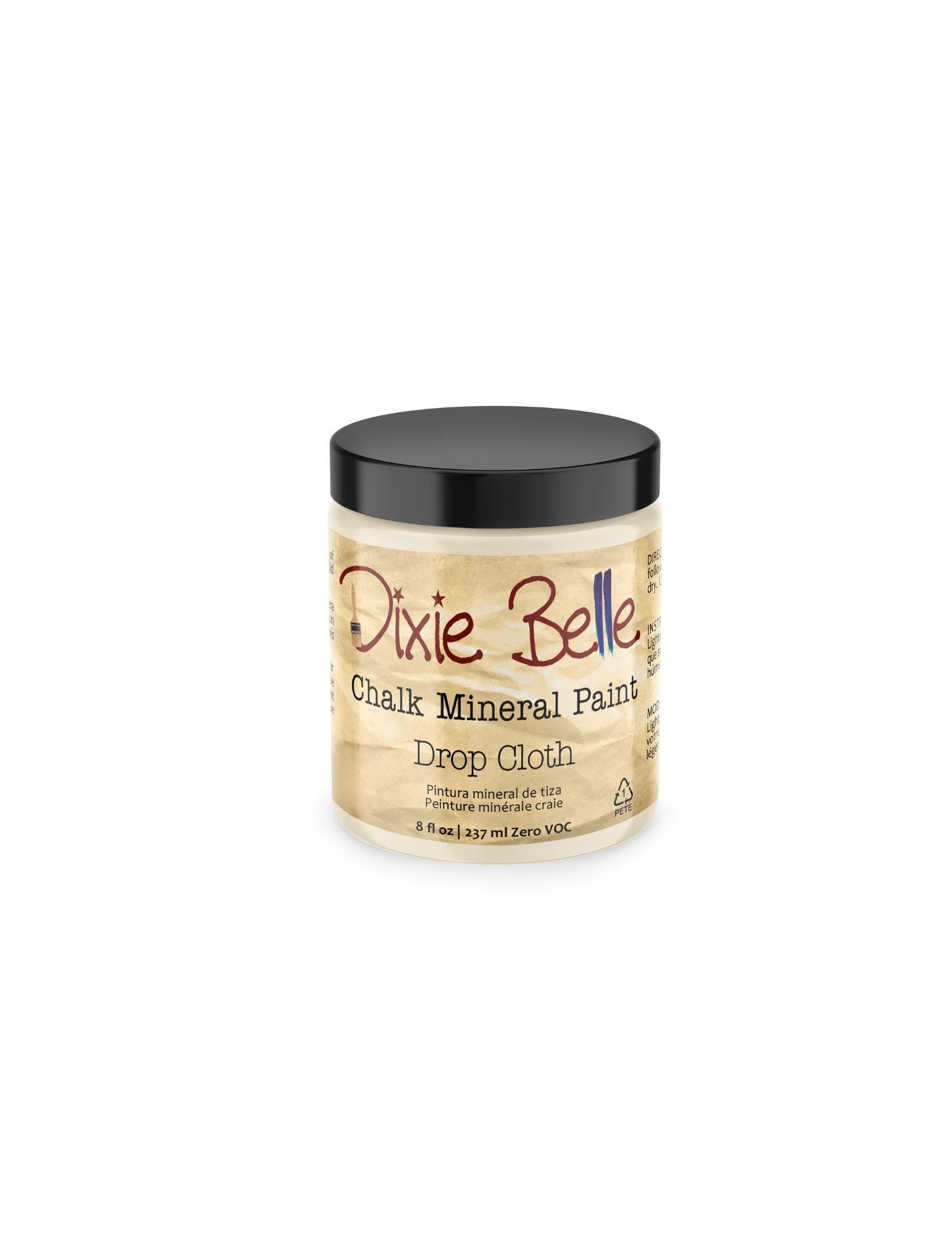 DROP CLOTH | Dixie Belle Chalk Mineral Paint | linen white | Furniture Paint | Ships Same Day | Eligible for Free Shipping