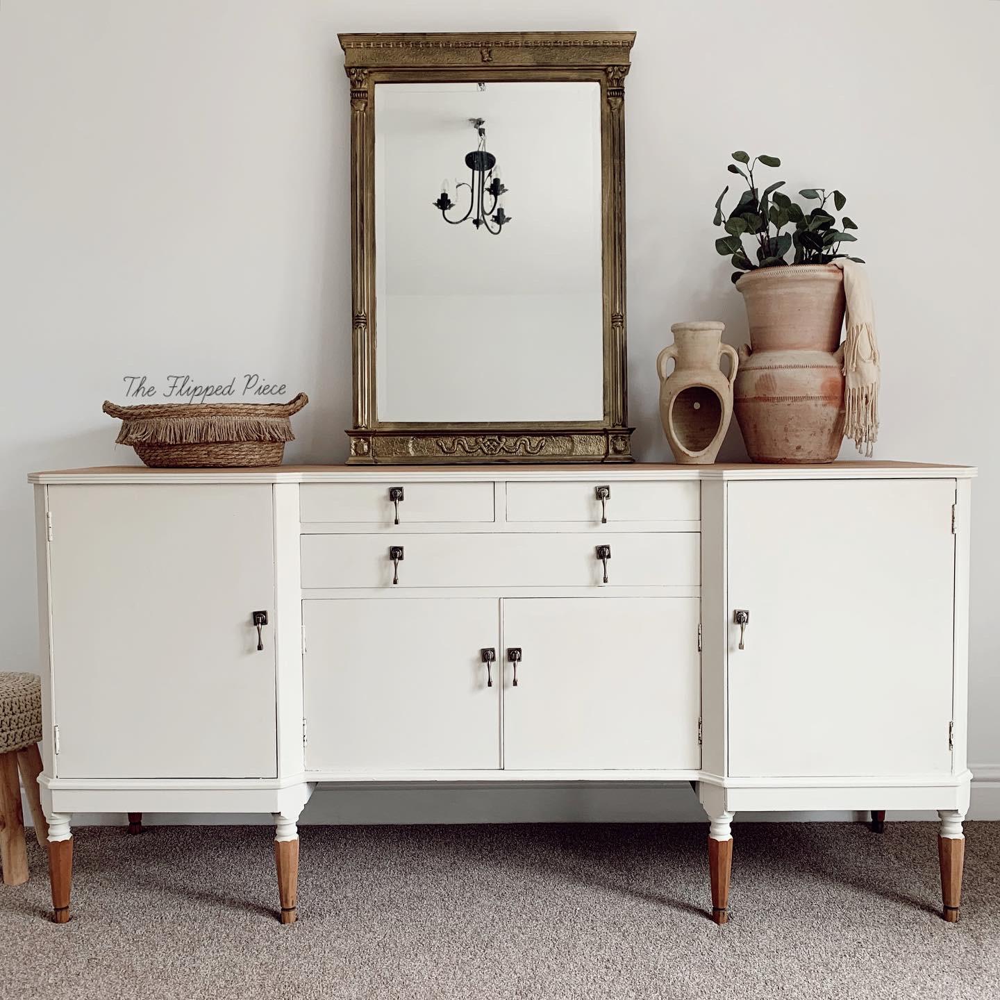 DROP CLOTH | Dixie Belle Chalk Mineral Paint | linen white | Furniture Paint | Ships Same Day | Eligible for Free Shipping
