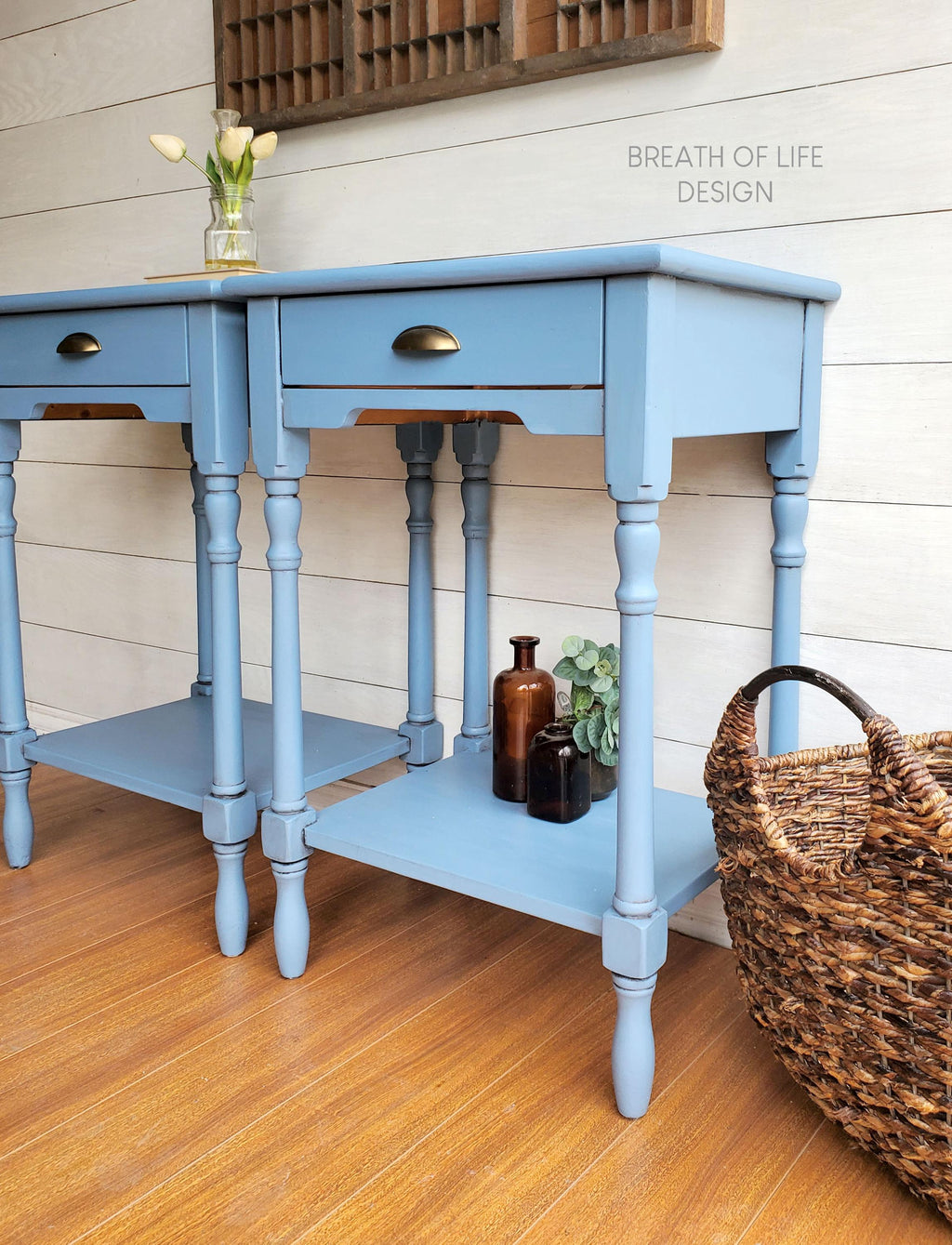 DUSTY BLUE | Dixie Belle Chalk Mineral Paint | gentle blue | Furniture Paint | Ships Same Day | Eligible for Free Shipping