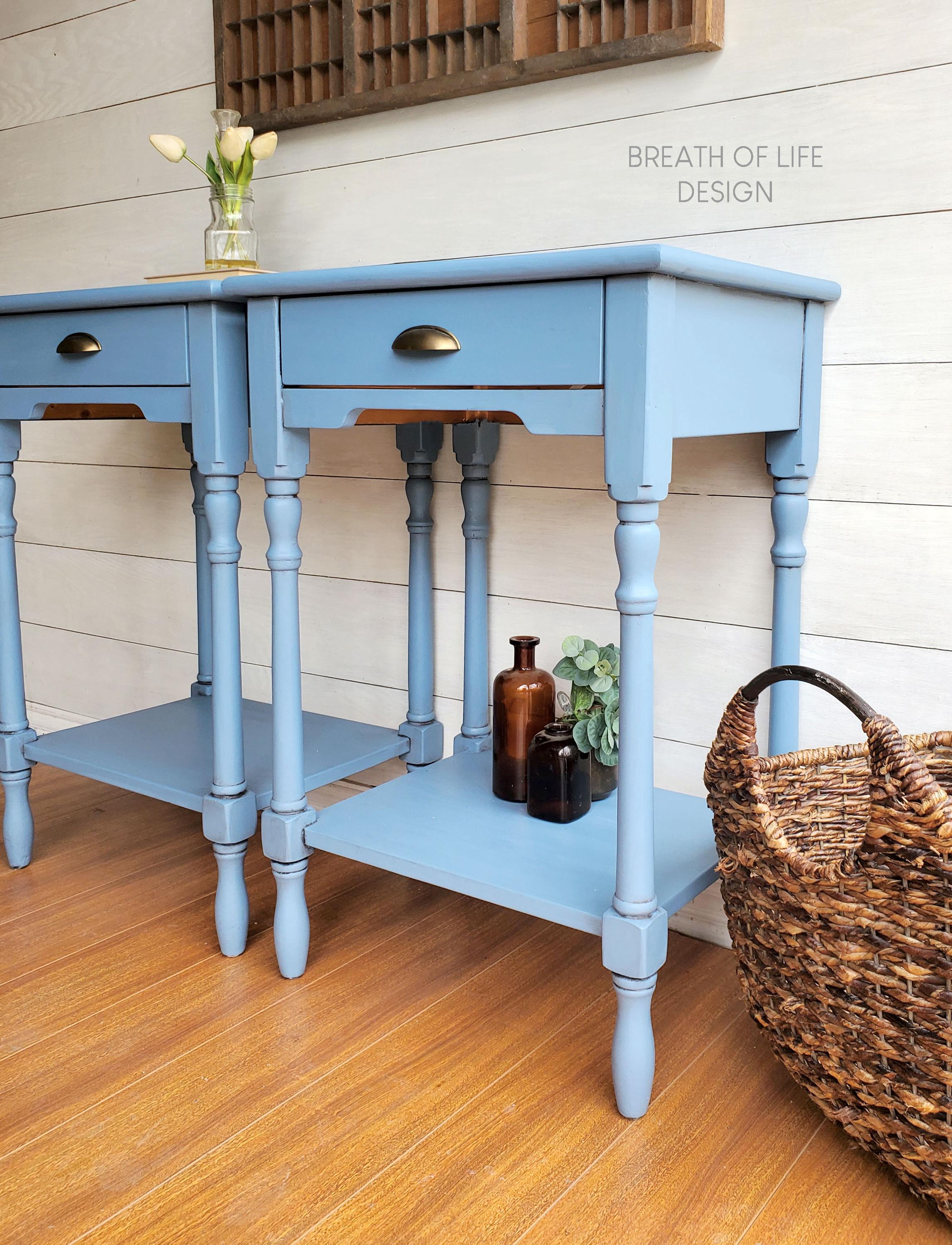 DUSTY BLUE | Dixie Belle Chalk Mineral Paint | gentle blue | Furniture Paint | Ships Same Day | Eligible for Free Shipping