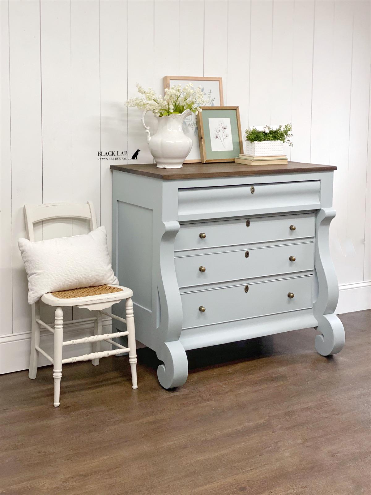 SAVANNAH MIST | Dixie Belle Chalk Mineral Paint | light blue/gray | Furniture Paint | Ships Same Day | Eligible for Free Shipping