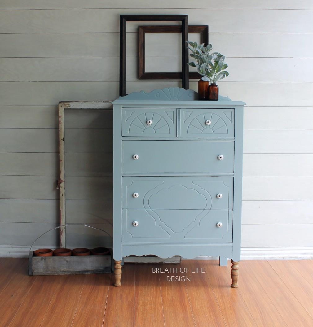 SAVANNAH MIST | Dixie Belle Chalk Mineral Paint | light blue/gray | Furniture Paint | Ships Same Day | Eligible for Free Shipping