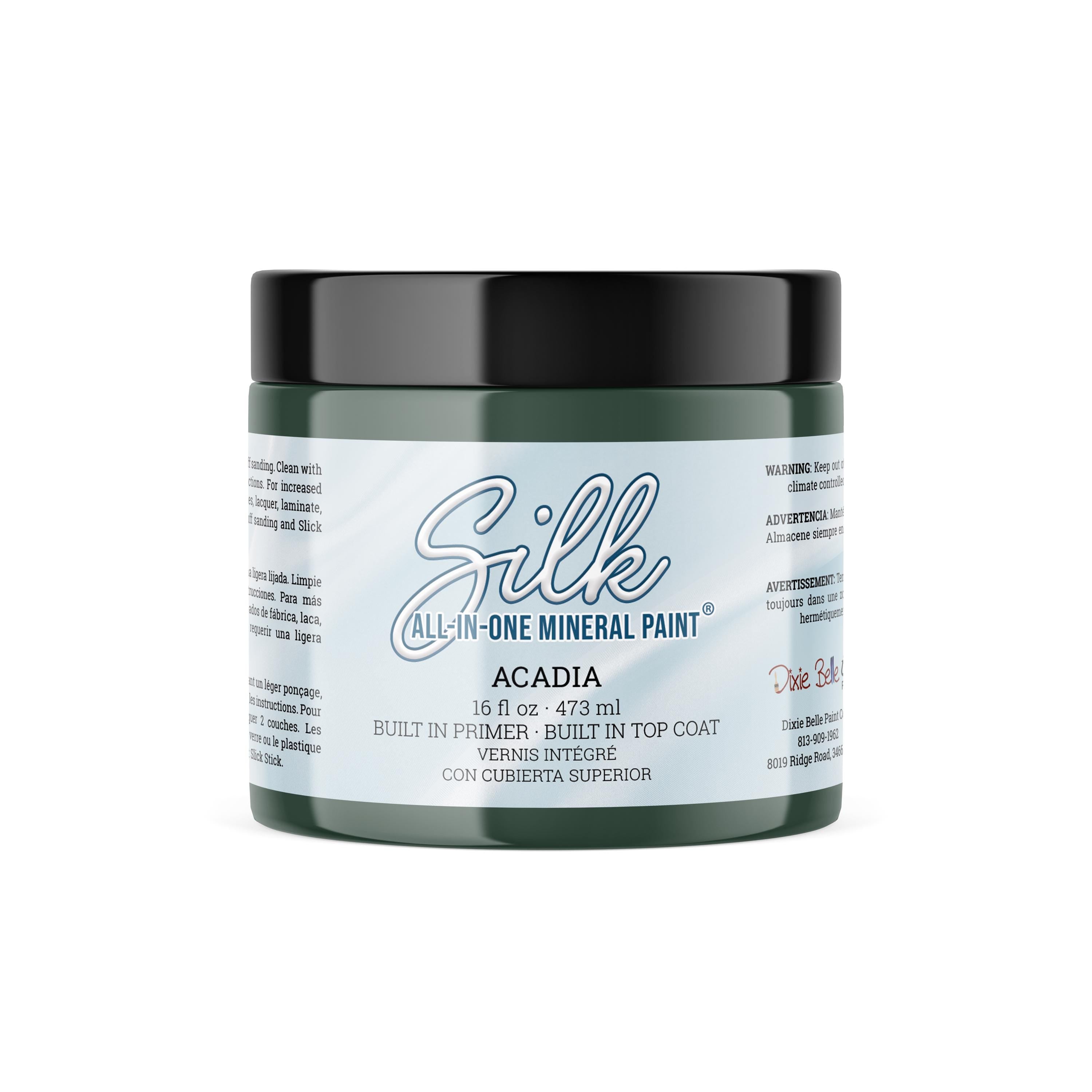 ACADIA | Dixie Belle Silk Paint | deep green | Furniture Paint | Ships Same Day | Eligible for Free Shipping