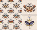BOHO BUTTERFLIES | 2 Sheets A3- 11.7 x 16.54 inches | Rice Decoupage Paper | Furniture | Crafts | Art Dixie Belle Paint
