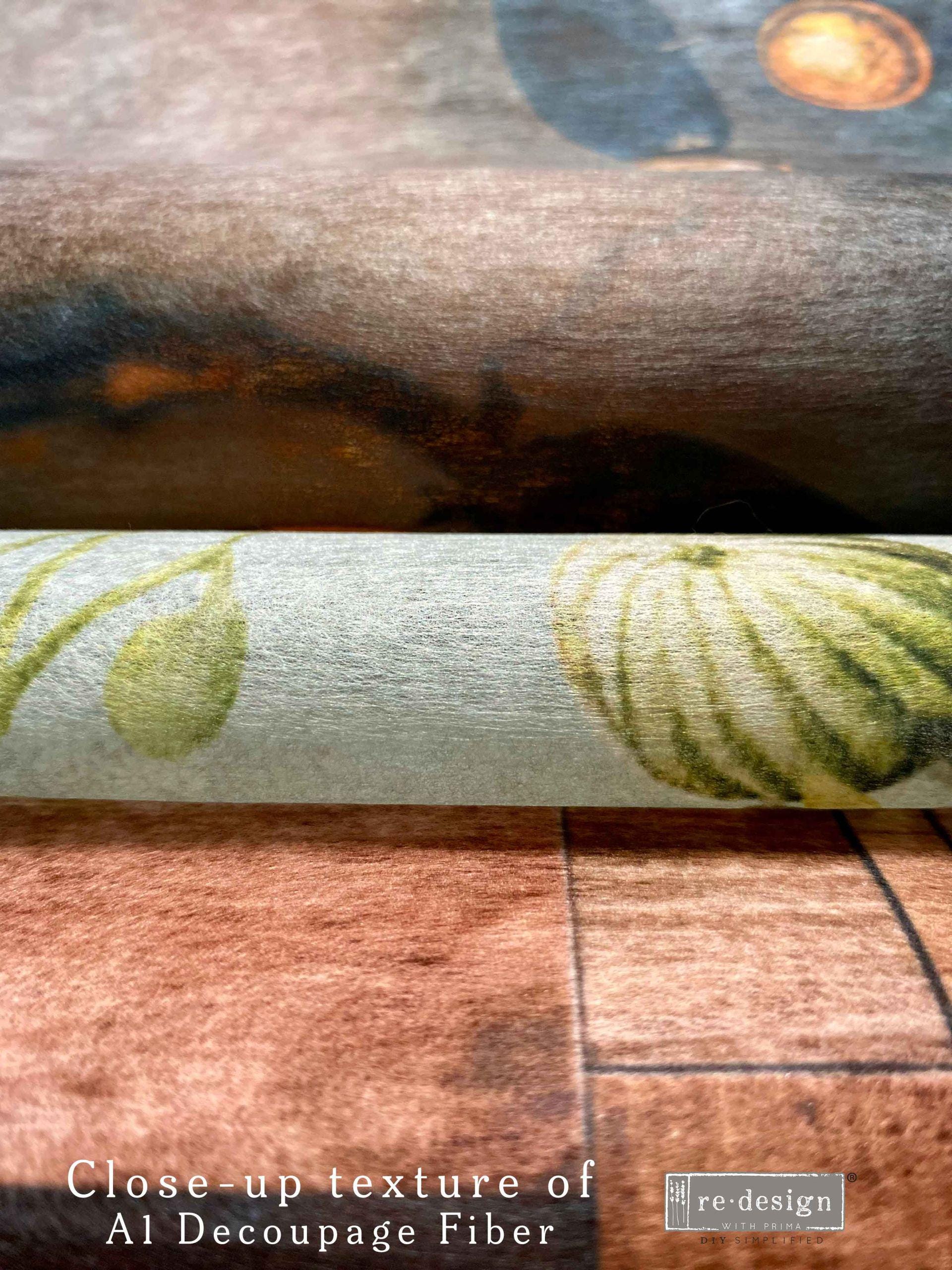 BLOSSOM PERCH | Decoupage Decor Tissue Paper for Furniture | 23.4"x33.1"| Redesign with Prima