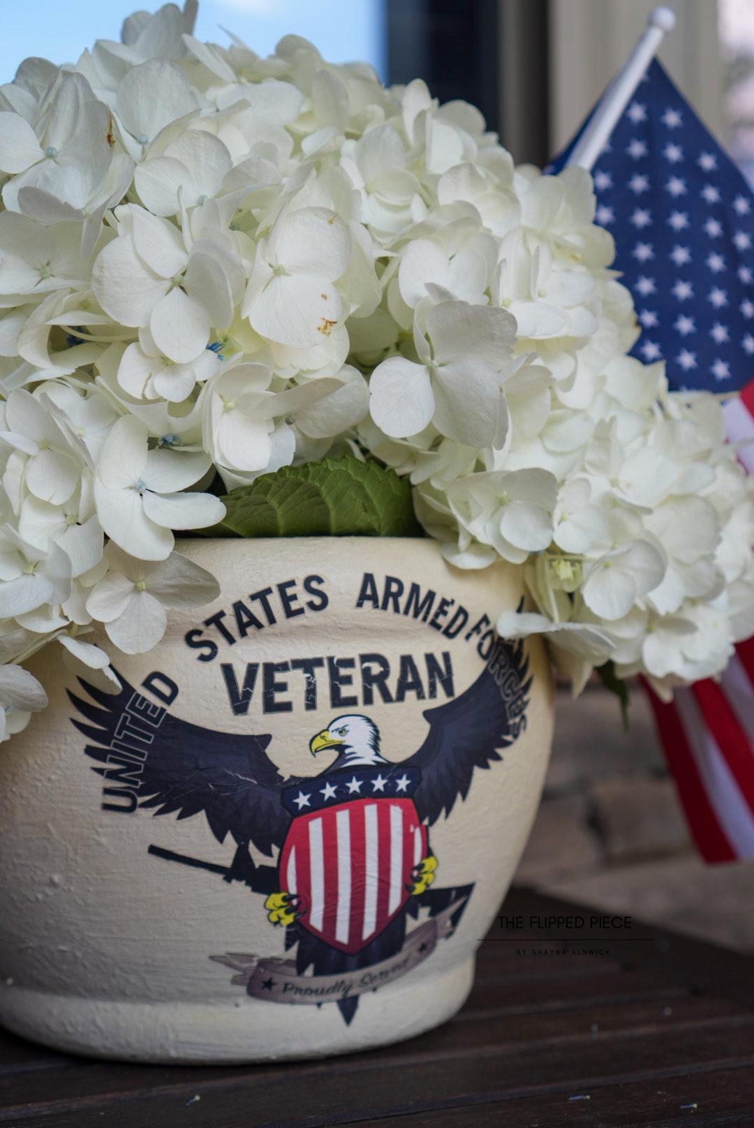 THANK You FOR Your SERVICE - Small Transfer For Furniture | Crafts | Art | Dixie Belle Paint | veterans, usa, America