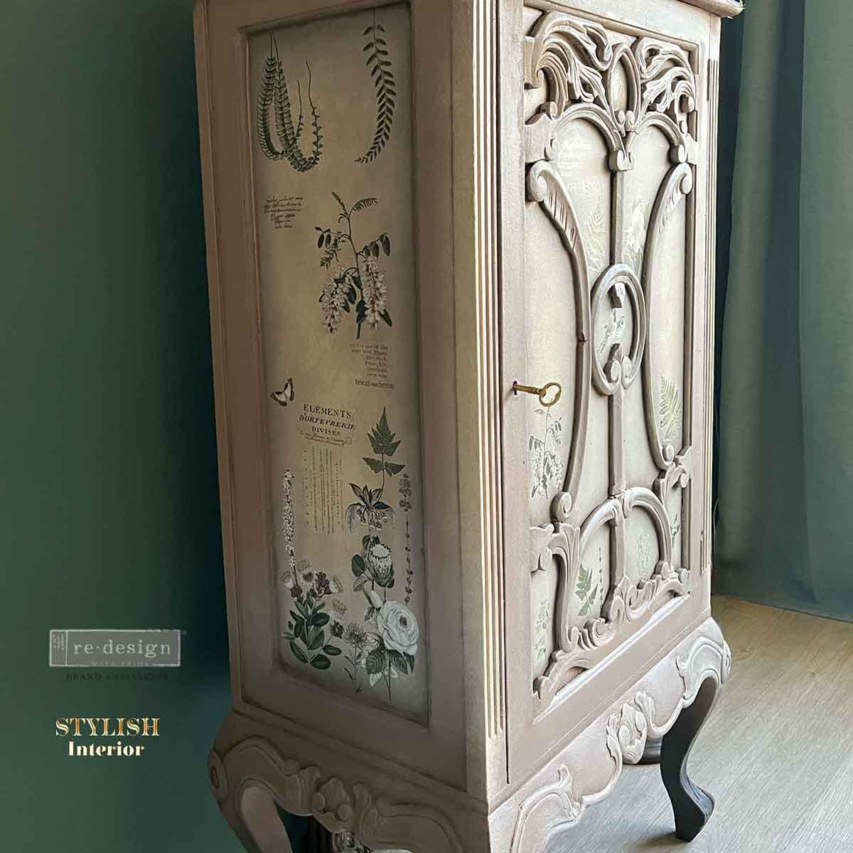 GREENERY GRACE | Middy Transfers | Redesign With Prima | Rub on Transfers for Furniture and Crafts | 3 sheets-8.5" x 11"