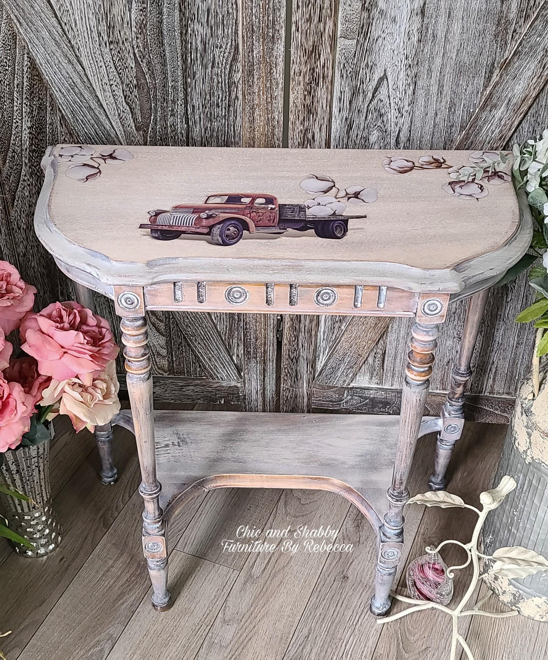 ON THE FARM | Large Transfer for Furniture | Dixie Belle Paint | 24"x38" divided into 4 sheets | barn, farm animals, truck, cotton