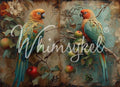 PARROT PARADISE DUO | Large Decoupage Tissue Paper for Furniture | 21x29 | Whimsykel Designs