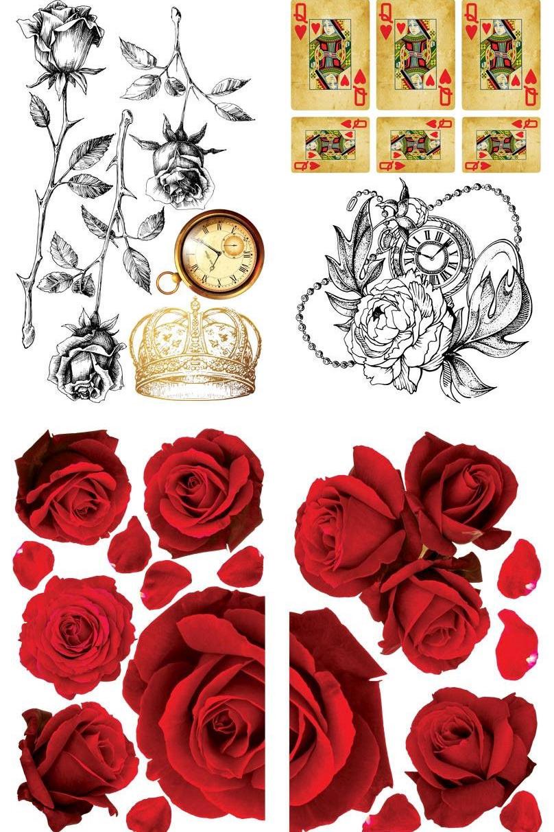 ROSES ARE RED | Retired | Transfer | Dixie Belle Paint | casino and roses transfer