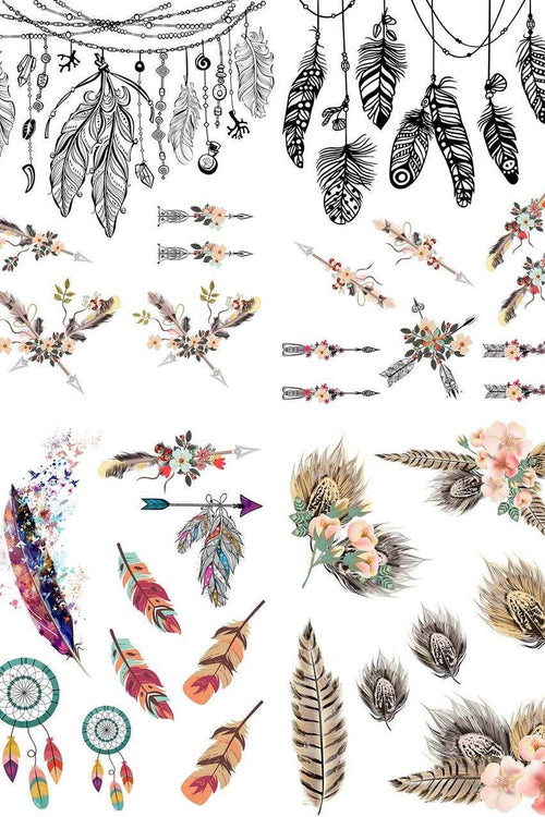 BOHO SOUL | Transfers | Retired | 4 Sheets | Dixie Belle Paint | boho feathers Dixie Belle Paint