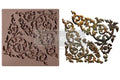 Corner Charm  - Resin Mould 6"x6" Redesign with Prima