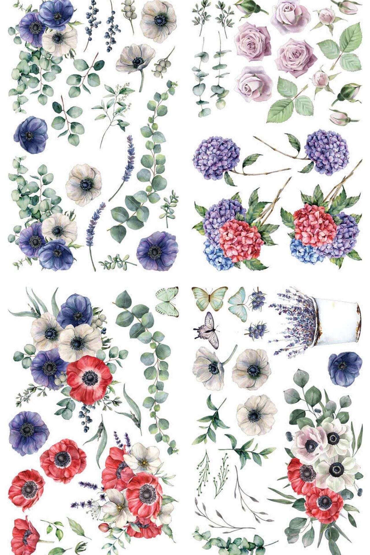 Dewy Morning | Transfer | Retired | Dixie Belle Paint | colorful florals