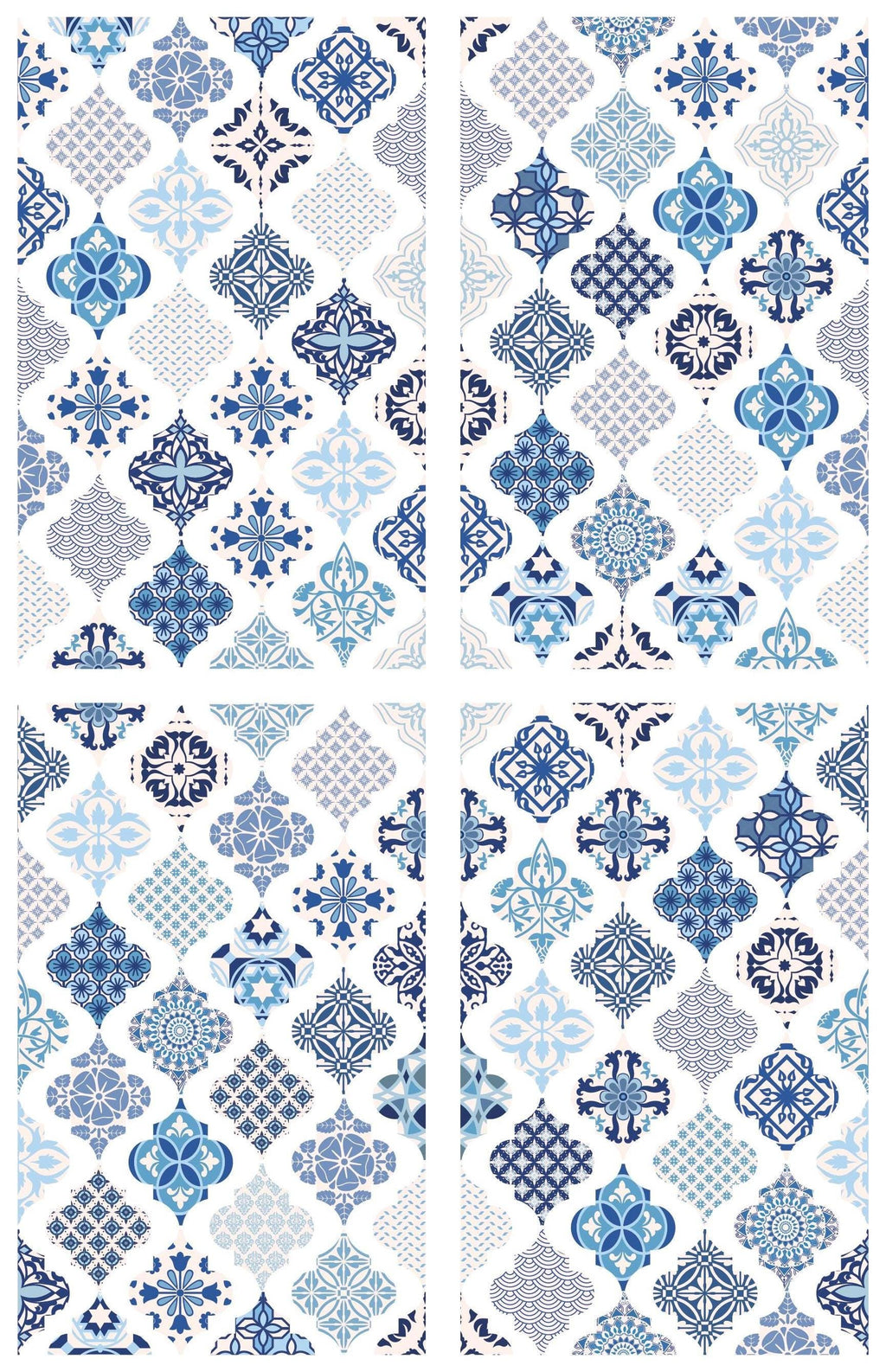 SAPPHIRE SONATA | Retired | Large Transfer | Dixie Belle Paint | intricate design of rich blue hues