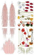 PINK PAMPAS and DRIED Wilds | Retired | Transfer | Dixie Belle Paint | dried florals