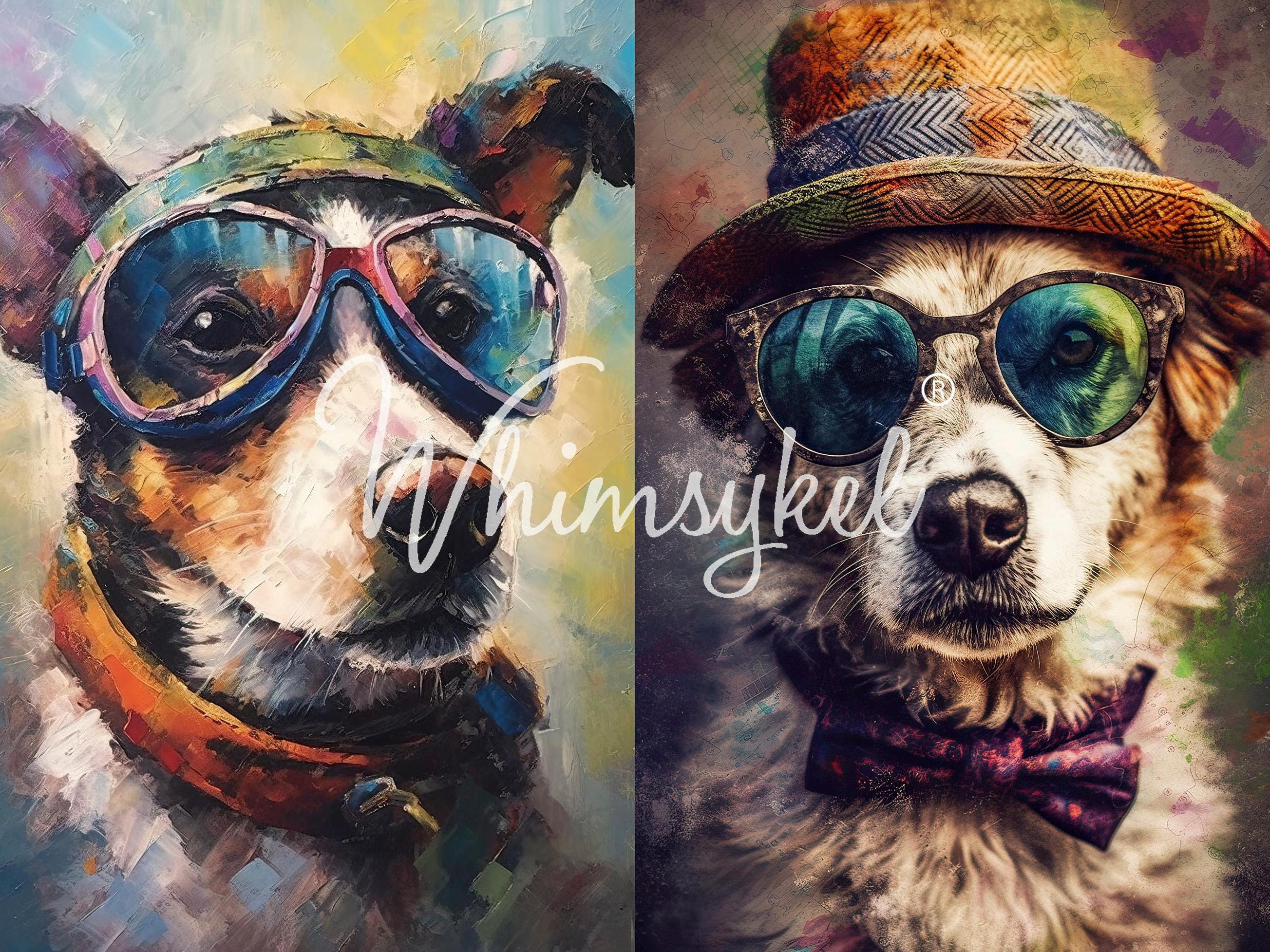 Rascal/Doogee DUO Large Decoupage Tissue Paper for Furniture 21x29 Whimsykel Designs two in one
