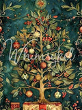 Pear Tree | Large Decoupage Tissue Paper for Furniture | 21x29 | Whimsykel Designs | holiday tree