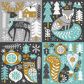 Nordic Noel | 1 Sheet - 8.3" x 8.3" | Rice Decoupage Paper | Furniture | Crafts | Art Dixie Belle Paint