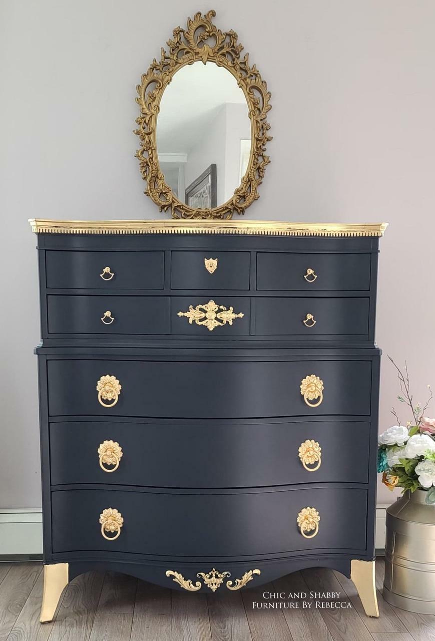 DEEP SEA | Dixie Belle Silk Paint | dark blue | Furniture Paint | Ships Same Day | Eligible for Free Shipping