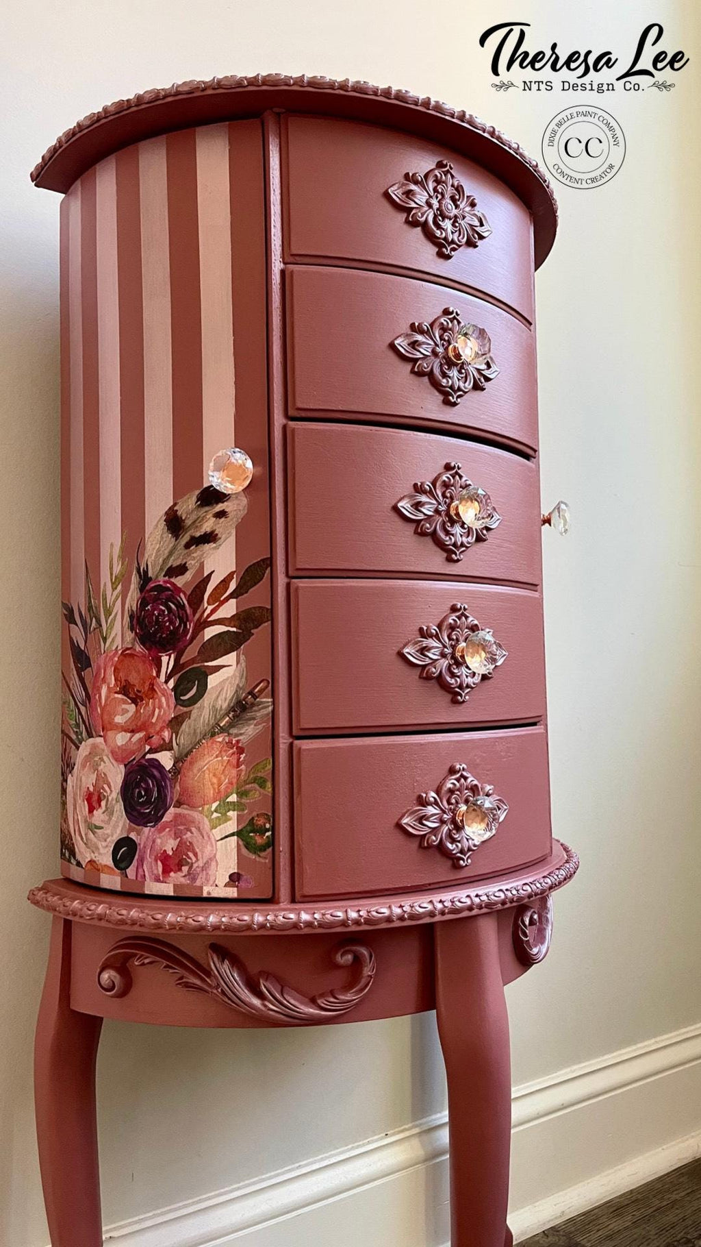 DESERT ROSE | Dixie Belle Silk Paint | deep mauve | Furniture Paint | Ships Same Day | Eligible for Free Shipping
