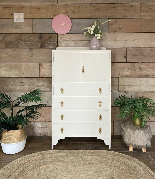 ENDLESS SHORE | Dixie Belle Silk Paint | off-white | Furniture Paint | Ships Same Day | Eligible for Free Shipping