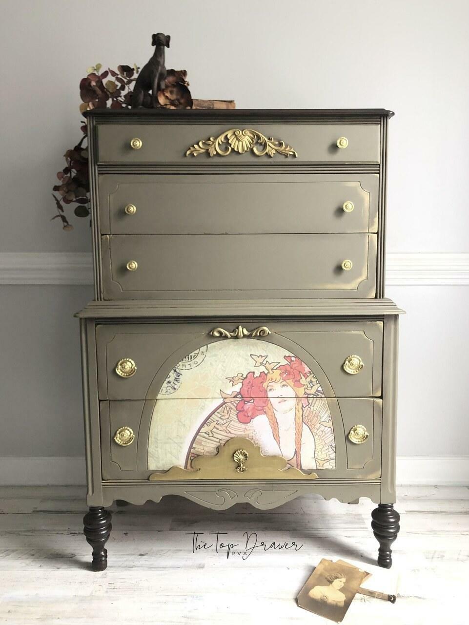 HAMPTON OLIVE | Dixie Belle Silk Paint | green brown | Furniture Paint | Ships Same Day | Eligible for Free Shipping