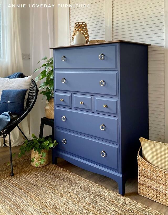 NAUTICAL | Dixie Belle Silk Paint | navy blue | Furniture Paint | Ships Same Day | Eligible for Free Shipping