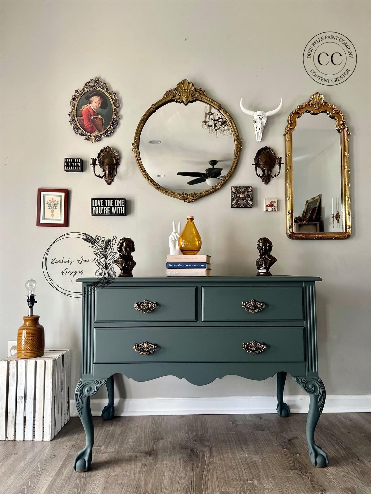 SMOKY MOUNTAINS | Dixie Belle Silk Paint | dark green-gray | Furniture Paint | Ships Same Day | Eligible for Free Shipping