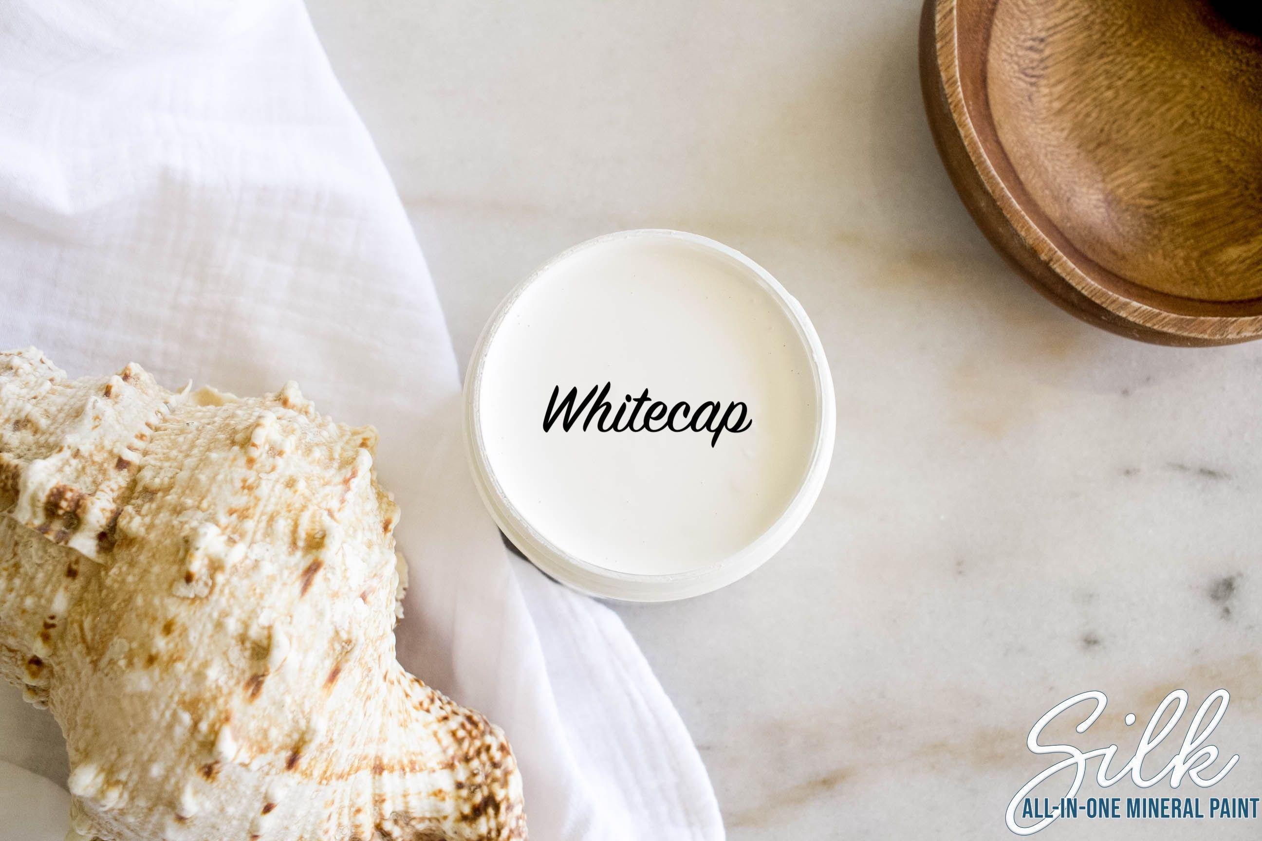 WHITECAP | Dixie Belle Silk Paint | bright white | Furniture Paint | Ships Same Day | Eligible for Free Shipping