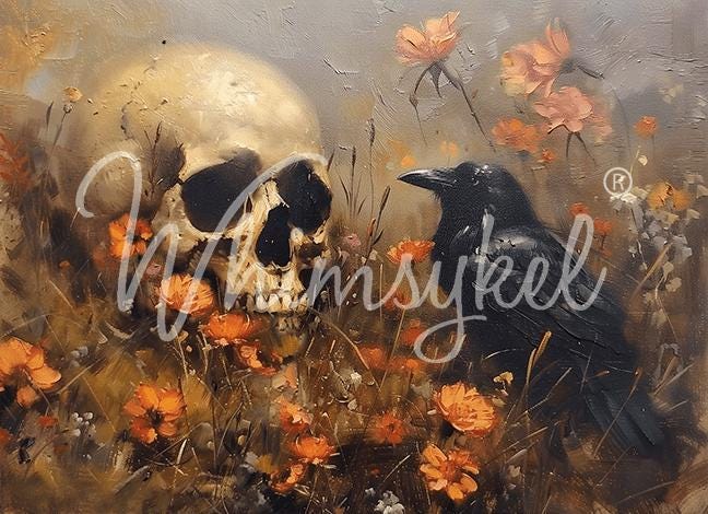 ANCESTRAL CONVERSATIONS LARGE Decoupage Tissue Paper for Furniture 21x29 Whimsykel Designs Sister Paper to Lifes Perserverance