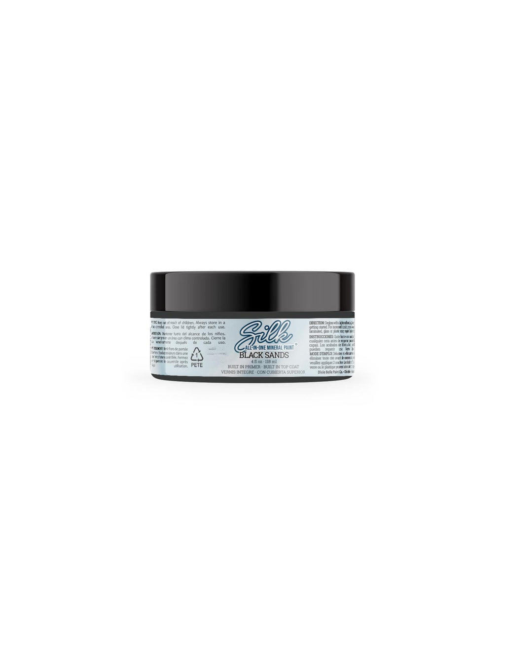 BLACK SANDS | Dixie Belle Silk Paint | charcoal black | Furniture Paint | Ships Same Day | Eligible for Free Shipping