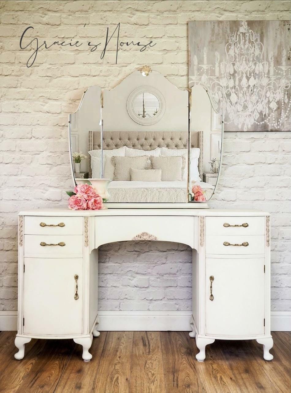 ENDLESS SHORE | Dixie Belle Silk Paint | off-white | Furniture Paint | Ships Same Day | Eligible for Free Shipping