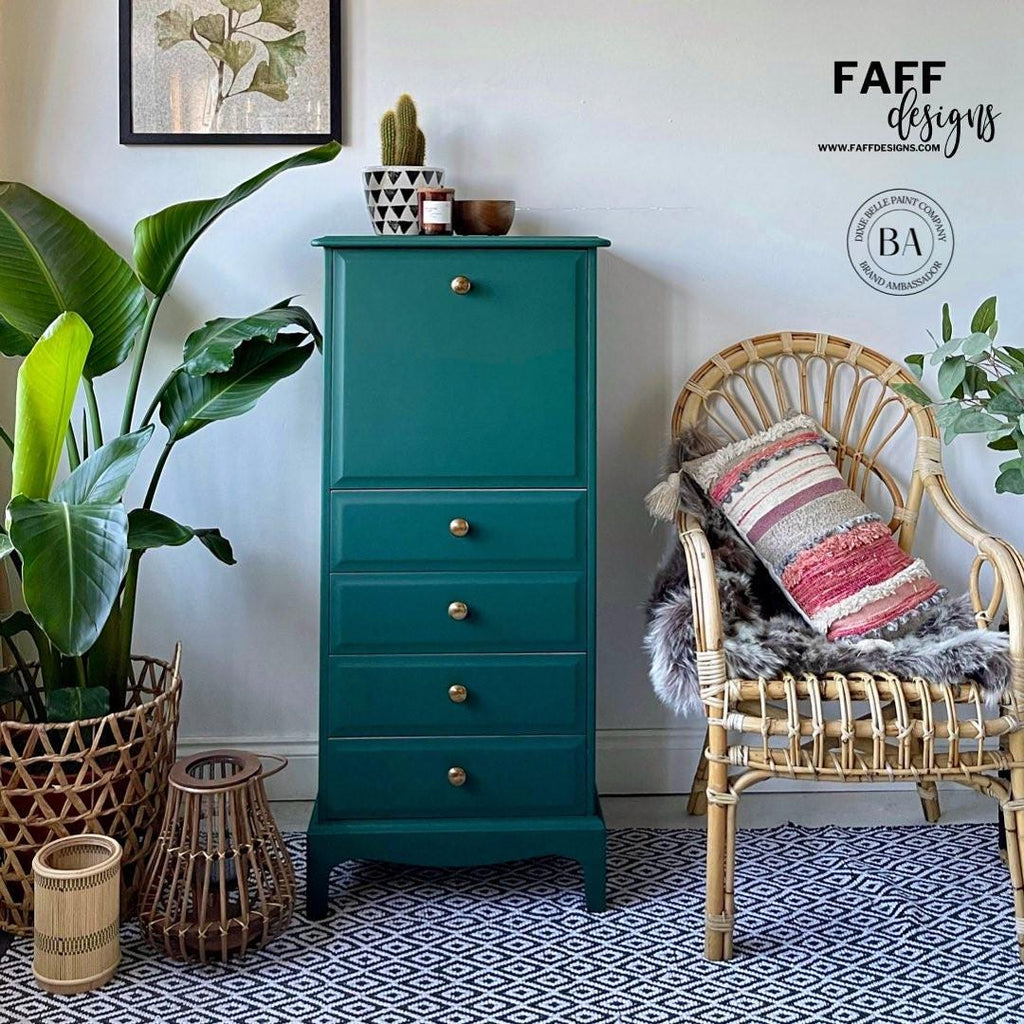 MIDNIGHT GREEN | Dixie Belle Silk Paint | dark green | Furniture Paint | Ships Same Day | Eligible for Free Shipping