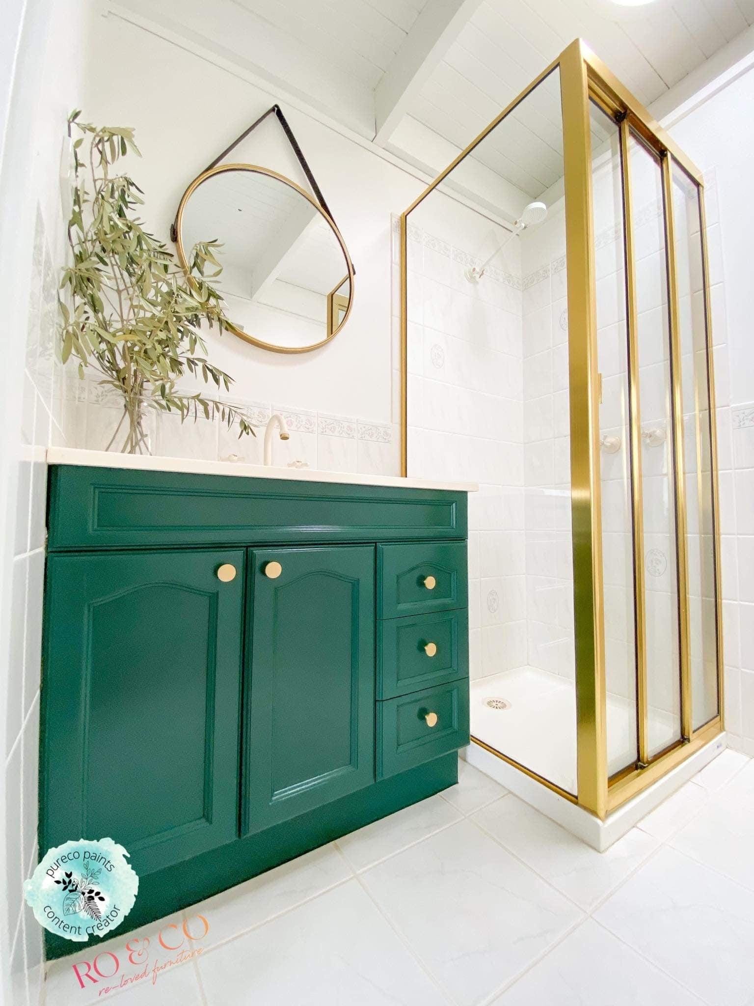 BERGAMOT | Pureco Paints USA | deep green | Chalk Finish Paint | Furniture Paint | Ships Same Day | Eligible for Free Shipping