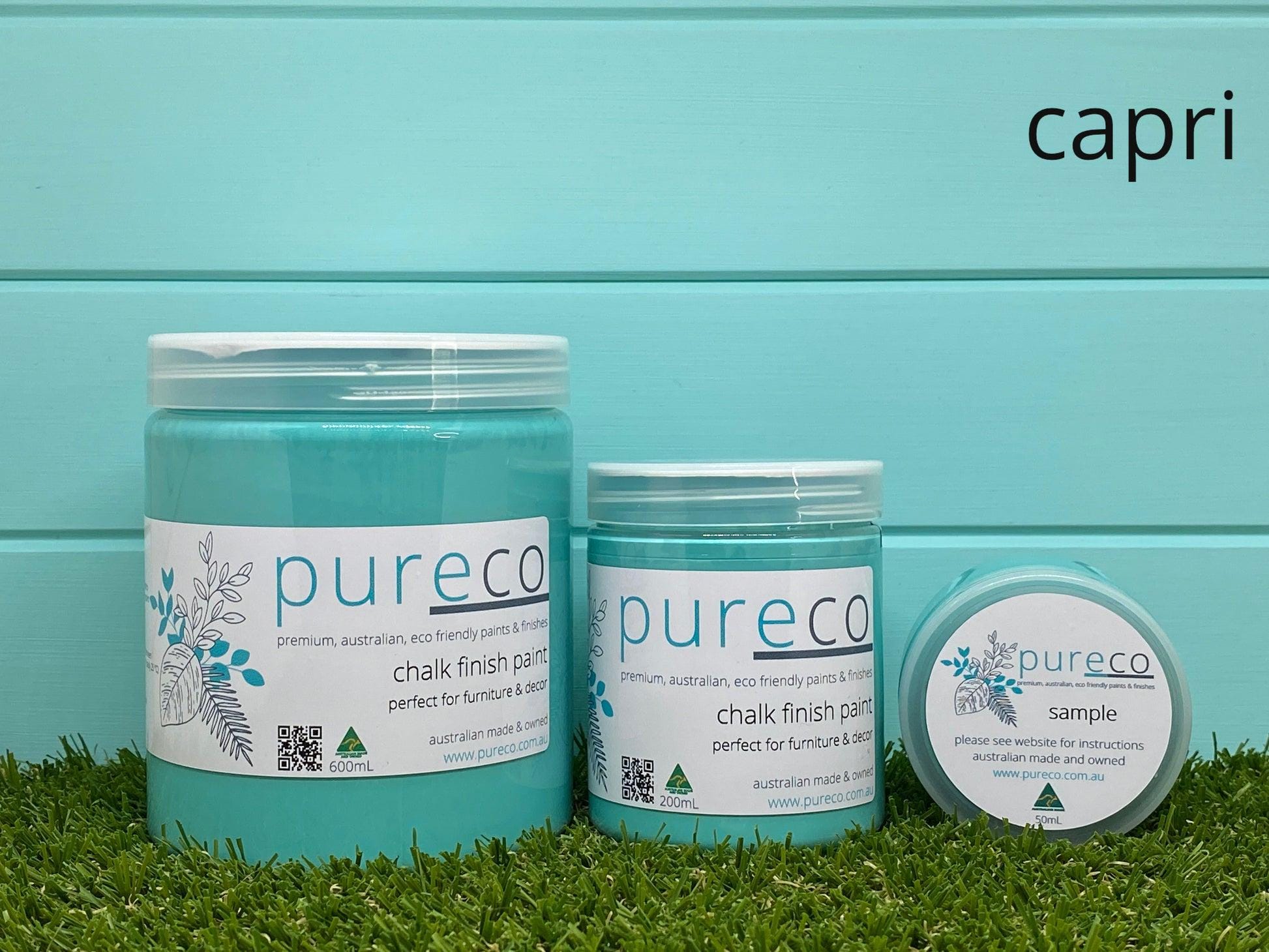CAPRI | Pureco Paints USA | teal | Chalk Finish Paint | Furniture Paint | Ships Same Day | Eligible for Free Shipping