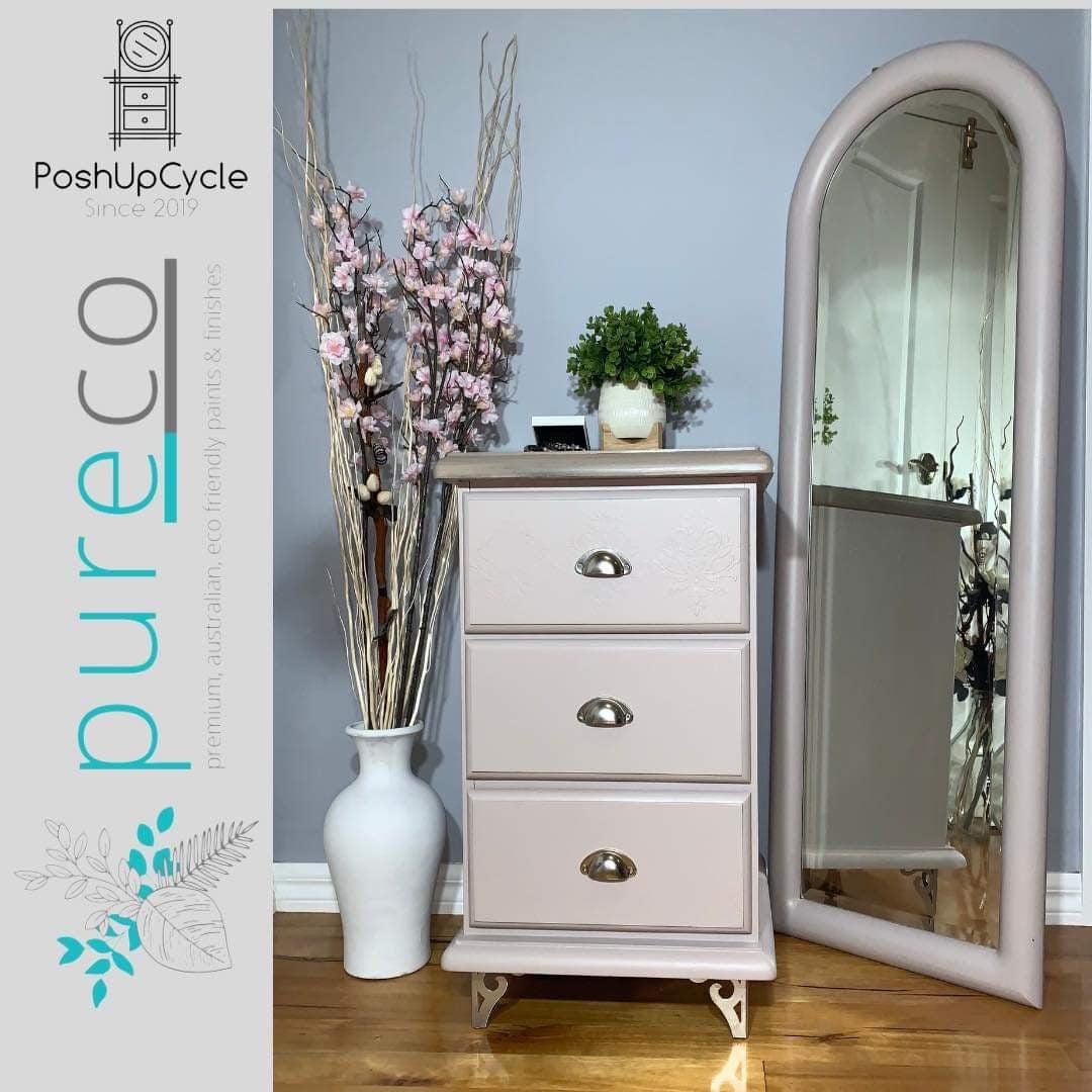 CHIFFON | Pureco Paints USA | soft pink | Chalk Finish Paint | Furniture Paint | Ships Same Day | Eligible for Free Shipping