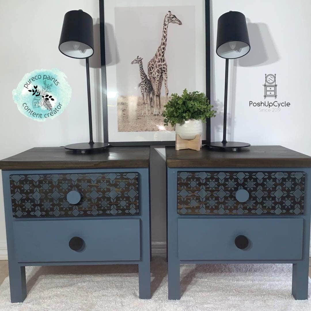COLONIAL | Pureco Paints USA | vintage blue | Chalk Finish Paint | Furniture Paint | Ships Same Day | Eligible for Free Shipping