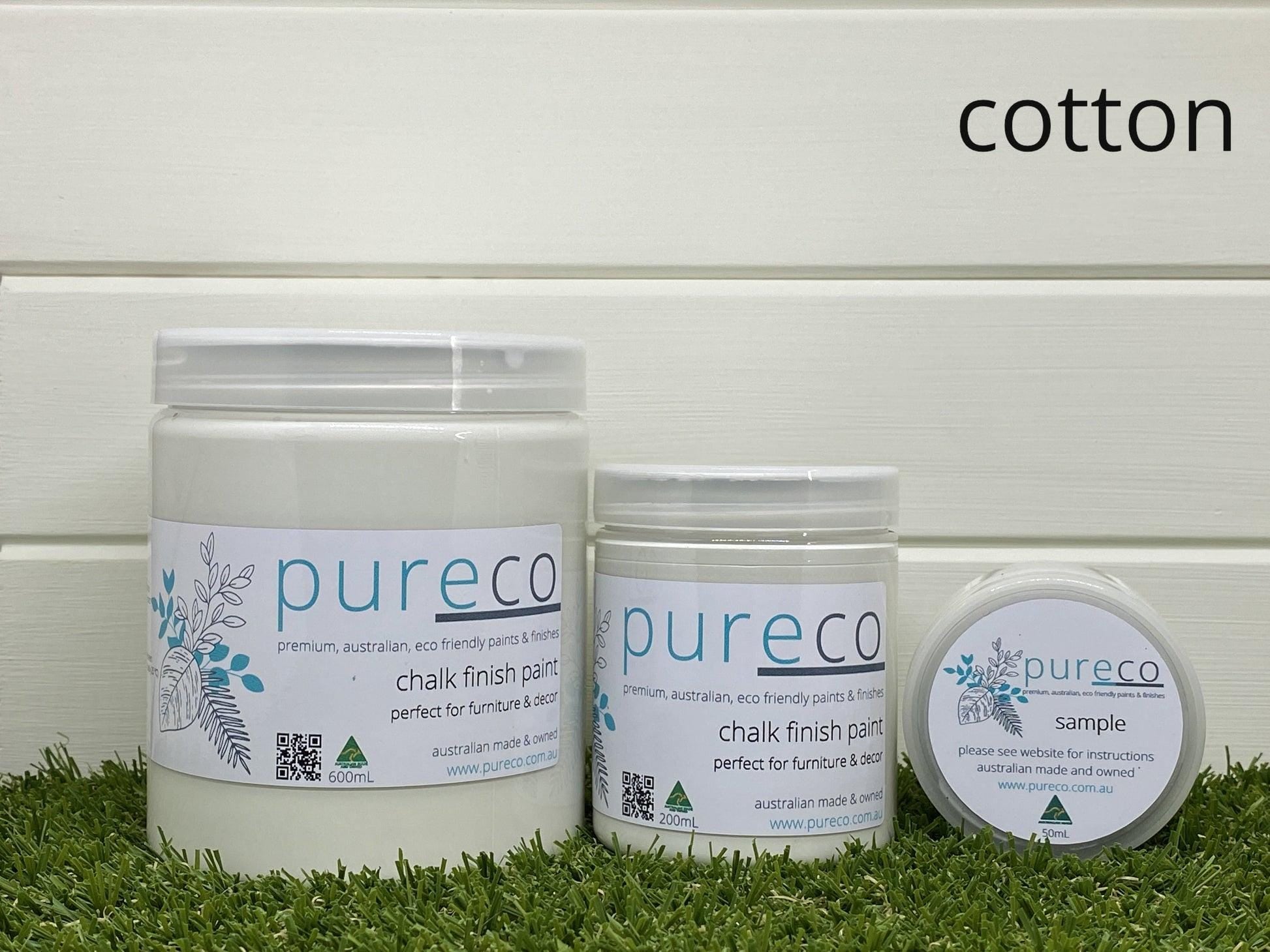 COTTON | Pureco Paints USA | off-white | Chalk Finish Paint | Furniture Paint | Ships Same Day | Eligible for Free Shipping