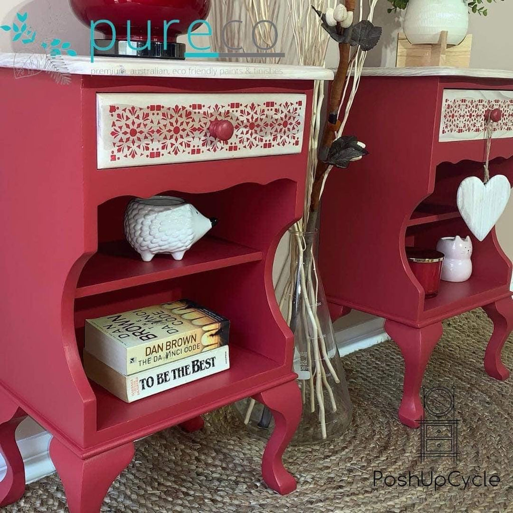 CRANBERRY | Pureco Paints USA | red | Chalk Finish Paint | Furniture Paint | Ships Same Day | Eligible for Free Shipping